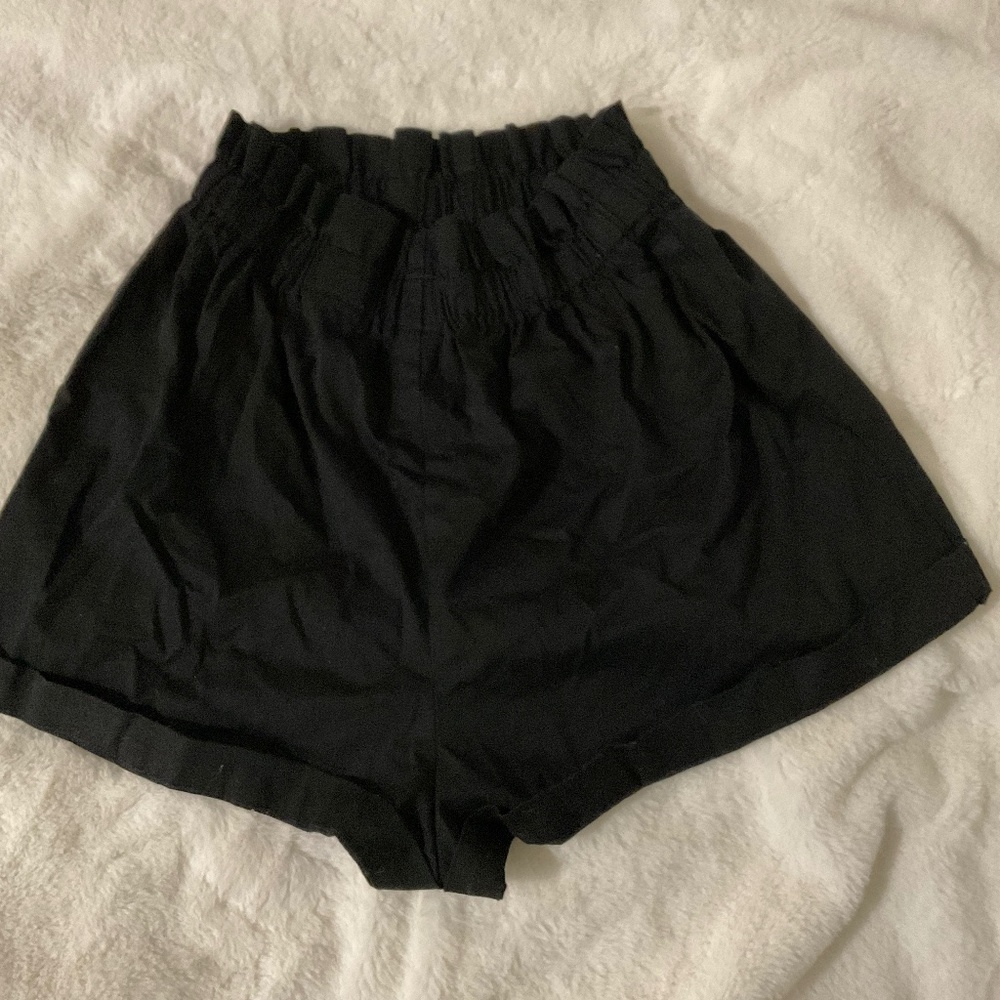 Skorts, black, medium, short, scrunch